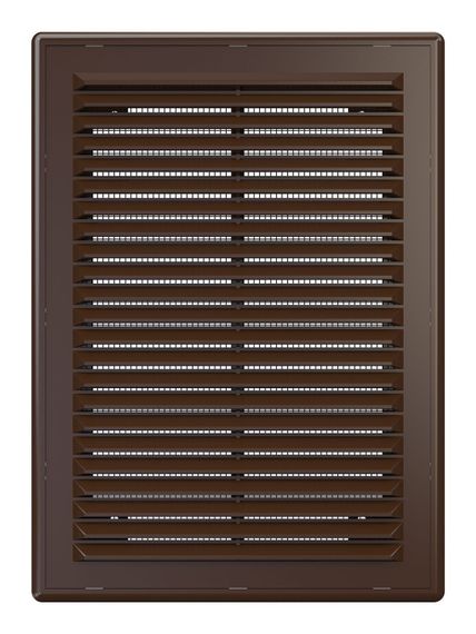 Решетка вентиляционная Р сетка разъемная 185х255 пластик Brown ERA