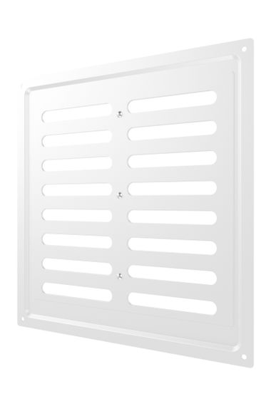 Решетка вентиляционная MER регулируемая 250х250 окраш.сталь White ERA