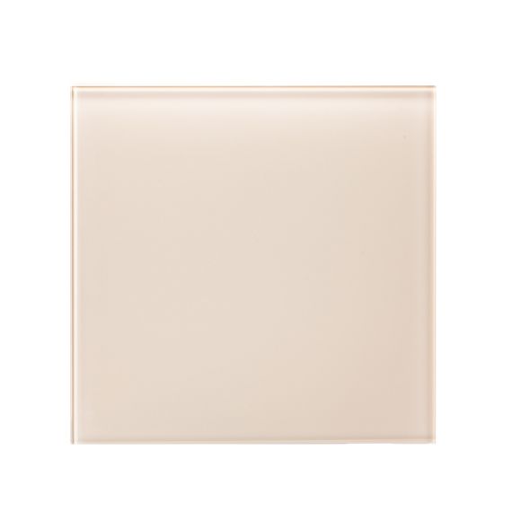 Вытяжной тонкий вентилятор SlimVent МV 100, стекло квадрат бежевый глянец