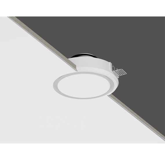 Диффузор под покраску скрытого монтажа SECRET RING 100/90 с приточно-вытяжным вентилятором