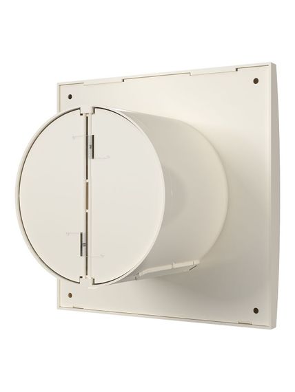 Вентилятор накладной AURA D100 обратный клапан Ivory DICITI