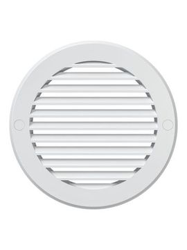 Решетка вентиляционная РК фланец D125 D161 пластик ERA