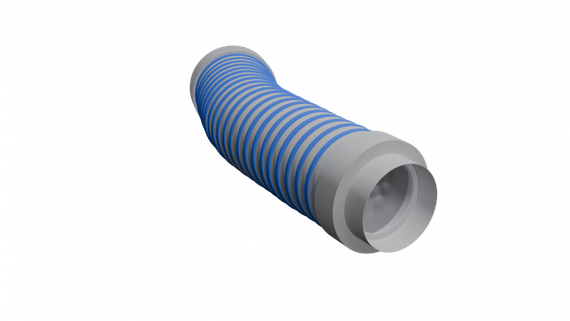 Flexag GL 160/600 гибкий шумоглушитель, D160, длина 600 мм