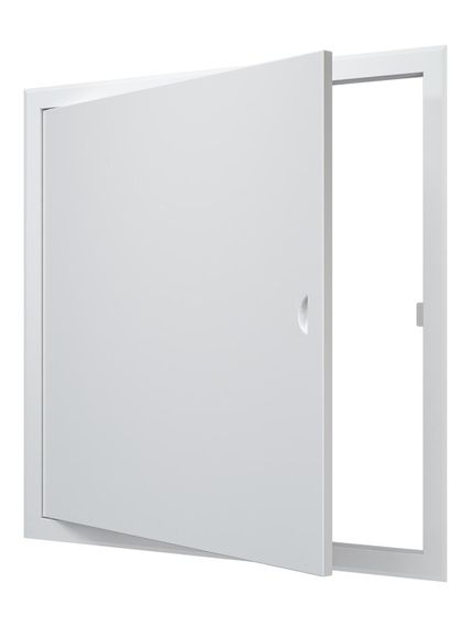 Люк ревизионный ЛТМп фланец 600х600 ручка магнит 660х660 окраш.сталь EVECS