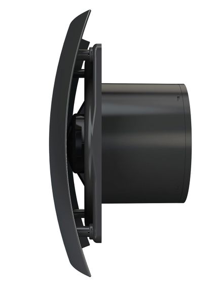 Вентилятор накладной BREEZE D125 обратный клапан Obsidian DICITI