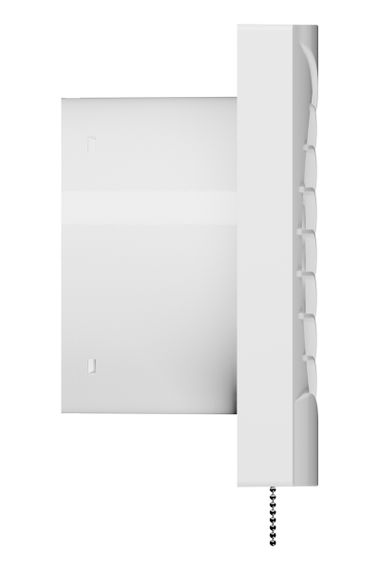 Вентилятор накладной REST D100 сетка, пластиковый обратный клапан, тяговый выключатель ERA