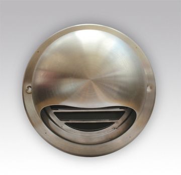 Клапан Инфильтрации Воздуха Airone КИВ-К 125 0.5м с выходом стенным из нержавеющей стали и квадратным оголовком