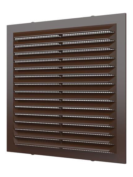 Решетка вентиляционная С сетка 138х138 пластик Brown ERA