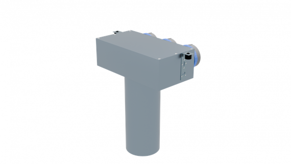 Flexag PCP-125/90x3 пленум вентиляционный потолочный, D125, на 3 выxода, L=300 мм