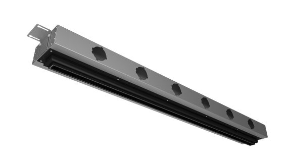 Provent VPND 1500х25/90×6 щелевой диффузор для натяжного потолка с КСД на 6 выходов