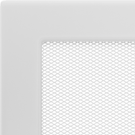 Решетка каминная Kratki Standard Белая 11x11