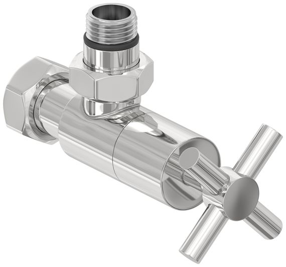 Вентиль Сунержа угловой крест (G 1/2" НР х G 3/4" НГ)