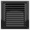 Решетка вентиляционная МЭ сетка 200х200 окрашенная сталь Black ERA