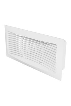 Решетка вентиляционная РСФ фланец 220х90 250x120 пластик ERA