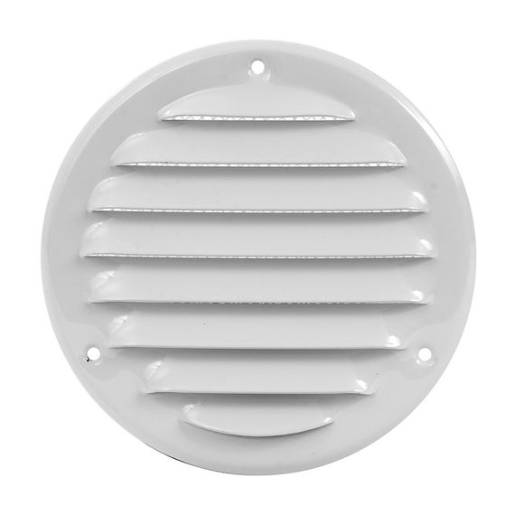 Решетка Europlast MR200 Белая круглая алюминиевая d200мм