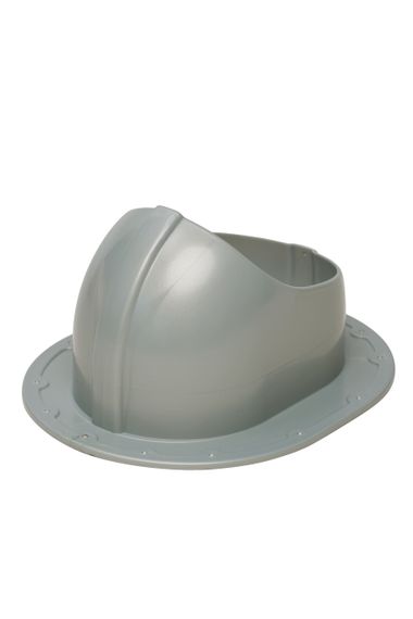 Готовый комплект, изолированный для фальцевой и готовой кровли из битумной черепицы d 150/160 мм, цвет серебристый RAL 9022, серия Twister