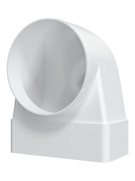 Переходник СККП D100 90° 60х120 пластик ERA