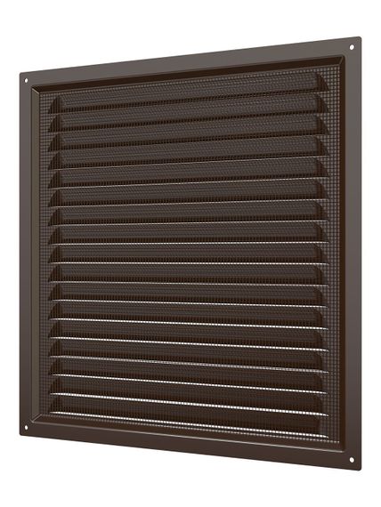 Решетка вентиляционная МЭ сетка 300х300 окрашенная сталь Brown ERA