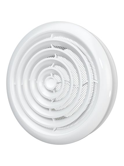 Диффузор DK фланец D100 сетка D143 пластик ERA