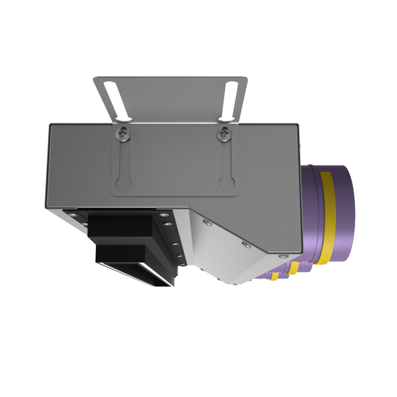 Provent VPNDGU 500х25/75×3 компактный щелевой диффузор для гипрока с КСД на 3 выхода