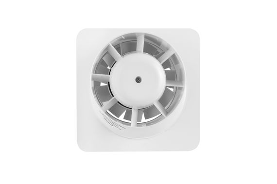 Решетка скрытого монтажа для натяжного потолка SECRET d125мм с вентилятором на шарикоподшипнике с выходом на трубу d100мм