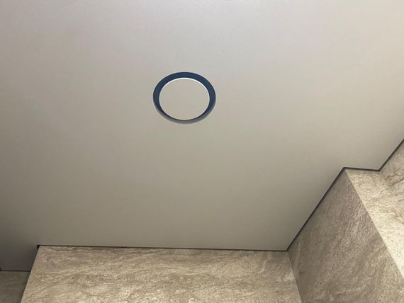 Диффузор теневой Visioner TDNP125W белый/белая крышка для натяжного потолка с регулировкой потока воздуха D 125 мм