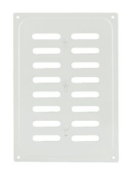 Решетка с заслонкой (заглушкой) 165х240 мм Белая