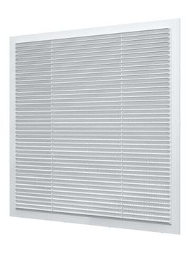 Решетка вентиляционная С сетка 385х385 пластик ERA