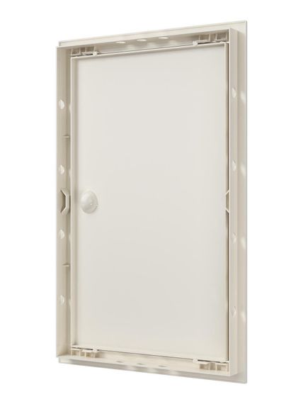 Люк ревизионный ЛР фланец 246х396 ручка 268х418 пластик Ivory EVECS