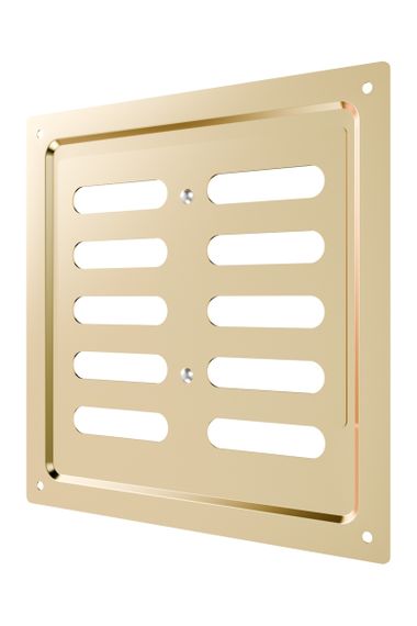 Решетка вентиляционная MER регулируемая 175х175 окраш.сталь Gold ERA