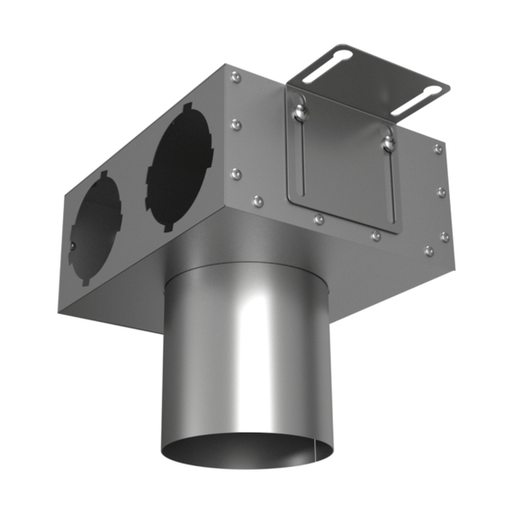 Provent VPS 125/90×2 адаптер (пленум) потолочный круглый на 2 выхода