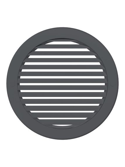 Решетка вентиляционная РКН фланец D160 D196 ASA Gray ERA