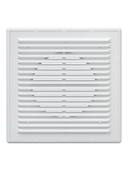 Решетка вентиляционная RF. фланец D125 разъемная 209х209 пластик ERA