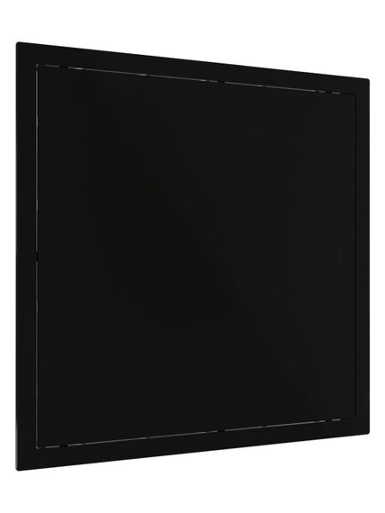 Люк ревизионный LN фланец 300х300 нажимной 327х327 пластик Black EVECS