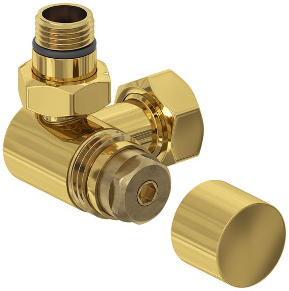 Вентиль Сунержа 3D левый под шестигранник (G 1/2&quot; НР х G 3/4&quot; НГ)