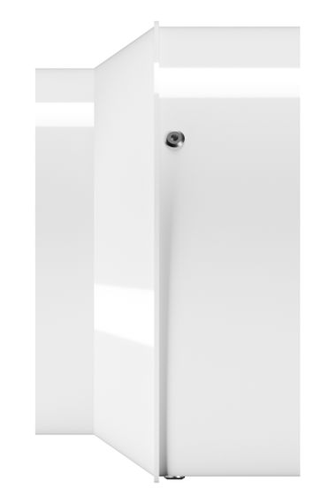 Решетка вентиляционная теневая SH фланец D125 сетка разъемная на магнитах D150 ERA