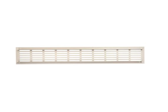 Решетка Визионер МВМС 1000х80 мм Слоновая кость (RAL 1015) матовая