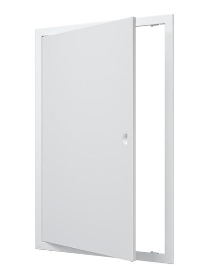 Люк ревизионный ЛР фланец 396х596 ручка 418х618 пластик EVECS