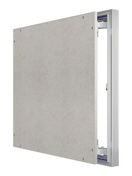 Люк ревизионный D Ceramo Optimum 600х600 скрыт.монтаж петля алюминий EVECS