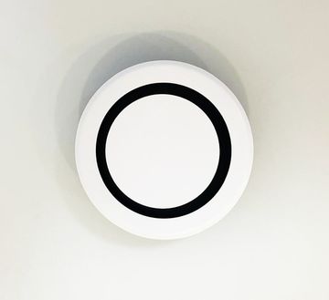 Диффузор приточно-вытяжной на магнитах регулируемый КНД-100 декоративный металлический белый