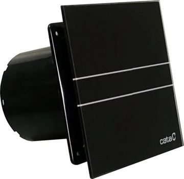 Накладной вентилятор Cata E 100 GT Bk черный (таймер) + обратный клапан