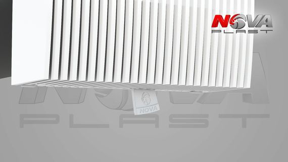 Приточный стеновой клапан NovaSTYLE 1.0 м. с фильтром