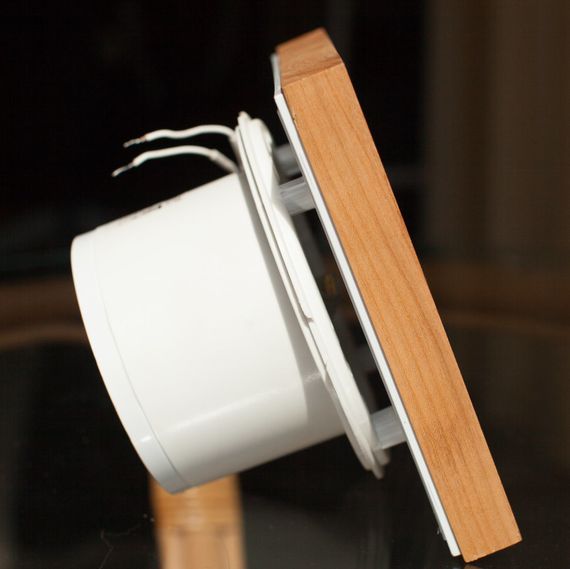 Вентилятор накладной сверхтонкий MMotors JSC MMP-09 100/90 куб/ч Дерево/Вишня натуральная