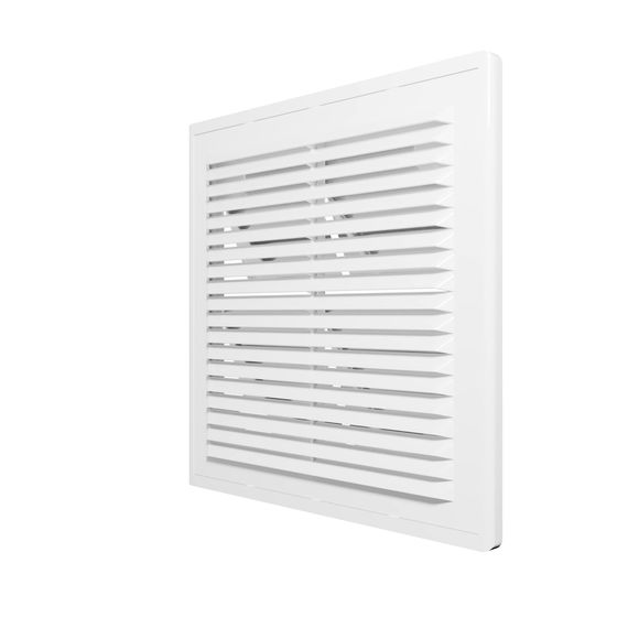 Решетка вентиляционная R2121BV обратный клапан разъемная 210х210 пластик ERA