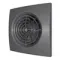 Вентилятор накладной AURA D100 обр.клапан Dark gray metal DICITI