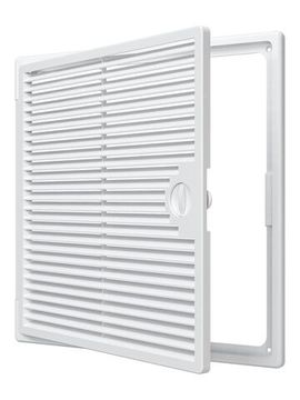 Люк Декофот ДФ накладной вентилируемый 300х300 пластик EVECS