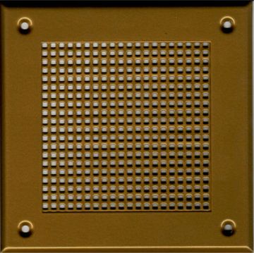 Решётка 150*150 золото, мелкая клетка