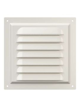 Решетка вентиляционная МЭ сетка 150х150 окрашенная сталь Ivory ERA