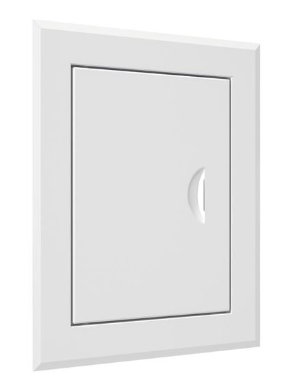 Люк ревизионный ЛТМ фланец 150х200 ручка магнит 210х260 окраш.сталь EVECS