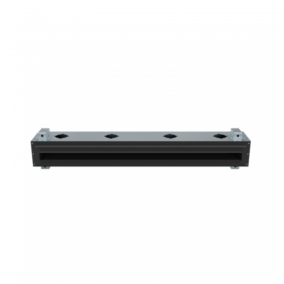 Flexag SH-1-1000-25-B щелевой диффузор с КСД под гипсокартон, черный